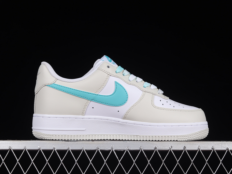 Air Force 1 Low Light Grey/White-Blue 25