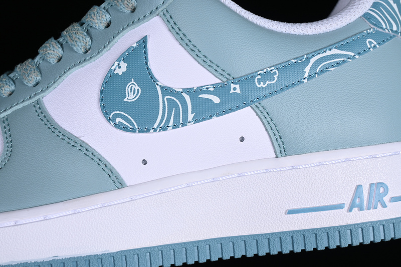 Nike Air Force 1 '07 Low Green/Blue Paisley/White 15