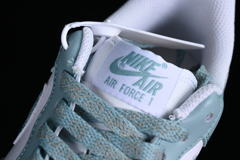 Nike Air Force 1 '07 Low Green/Blue Paisley/White 17