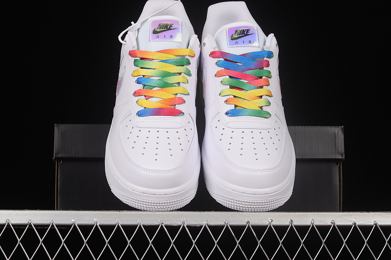 Air Force 1 Low Iridescent Pixel White/Multi-Color/Black 15