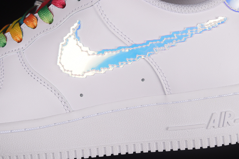 Air Force 1 Low Iridescent Pixel White/Multi-Color/Black 23