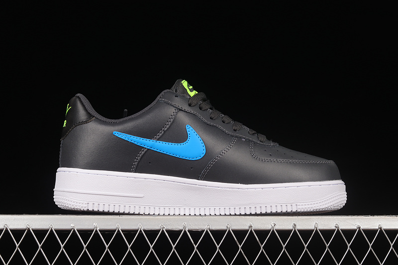 Nike Air Force 1 '07 Premium Carabiner Dark Smoke Grey/Volt/Photo Blue 23