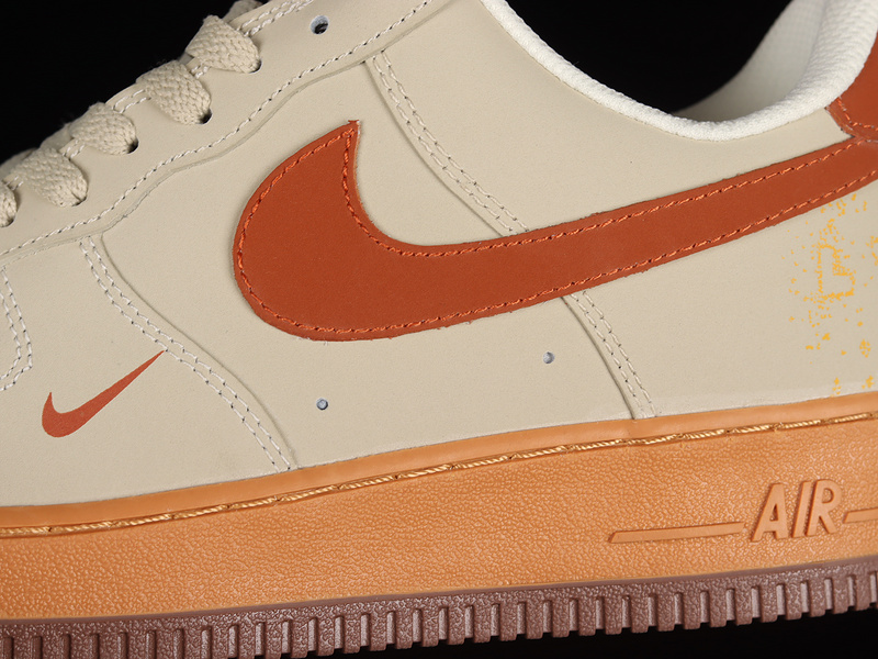 Air Force 1 Low 07 Light Khaki/Brick Red/Orange 13