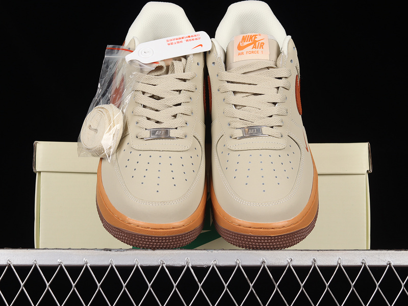 Air Force 1 Low 07 Light Khaki/Brick Red/Orange 21