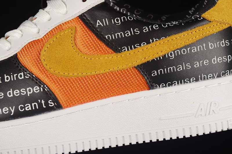 Air Force 1 Low 07 White/Black/Orange 11