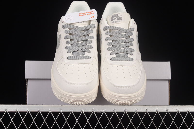 Nike Air Force 1 '07 Low White/White/Grey 27