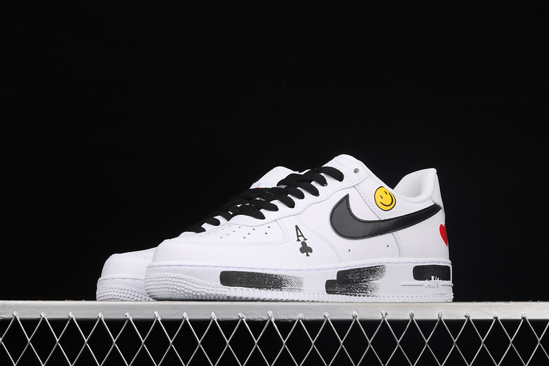 Nike Air Force 1 '07 Low White/Black/Yellow/Red 13