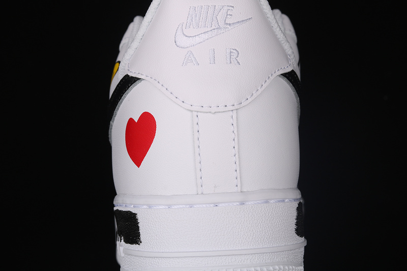 Nike Air Force 1 '07 Low White/Black/Yellow/Red 15