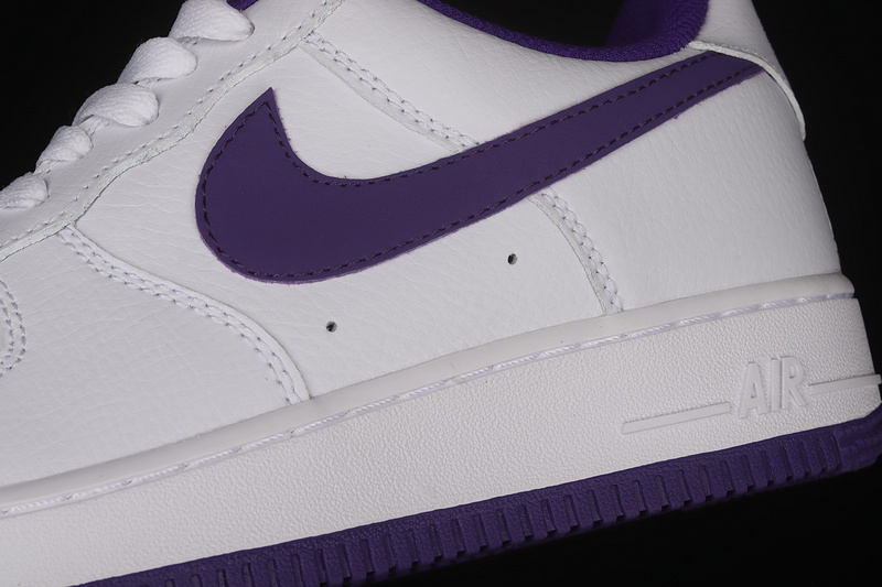 Air Force 1 Low 07 White/White/Dark Puple 3