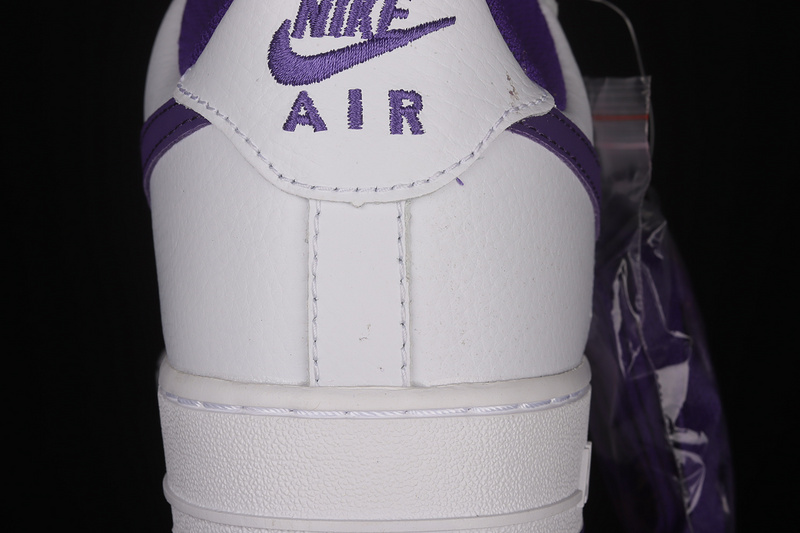 Air Force 1 Low 07 White/White/Dark Puple 5