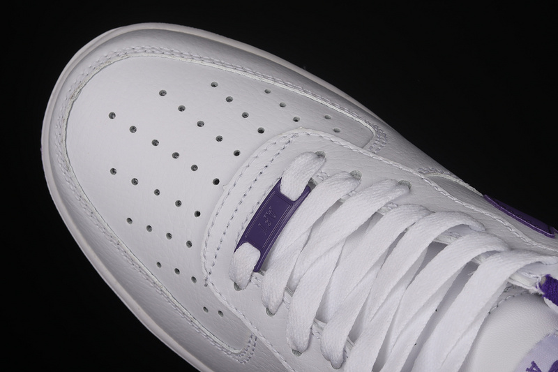 Air Force 1 Low 07 White/White/Dark Puple 11