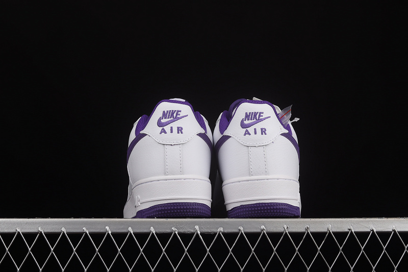 Air Force 1 Low 07 White/White/Dark Puple 17