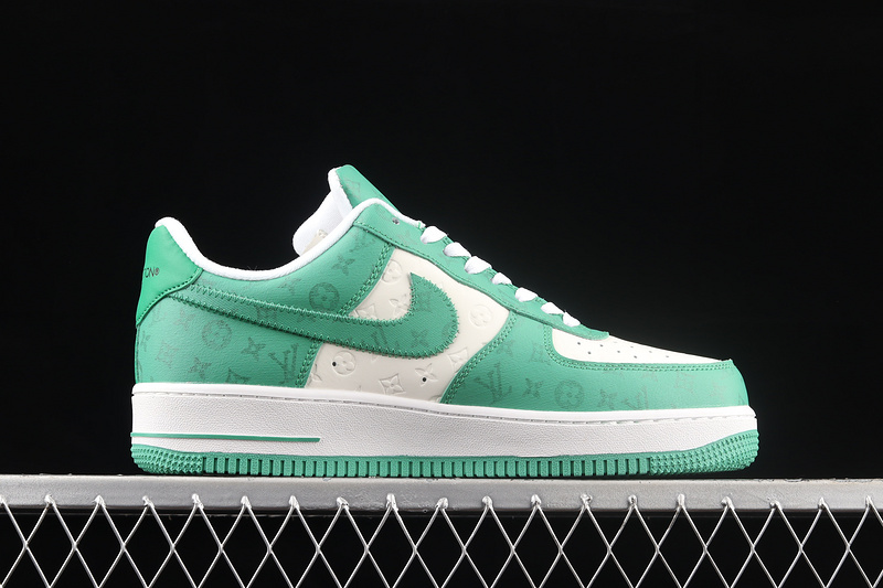 Air Force 1 Low 07 X L*V White/White/Green 5