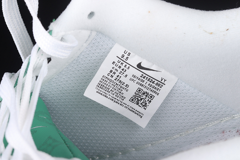 Air Force 1 Low 07 X L*V White/White/Green 13