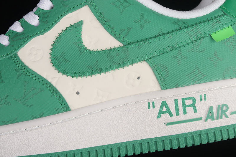 Air Force 1 Low 07 X L*V White/White/Green 25