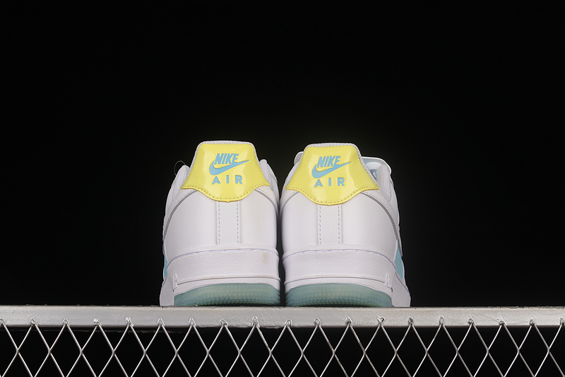 Nike Air Force 1 '07 Low White/White/Light Blue 11