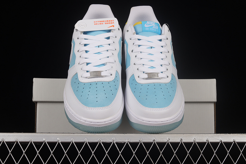 Nike Air Force 1 '07 Low White/White/Light Blue 17