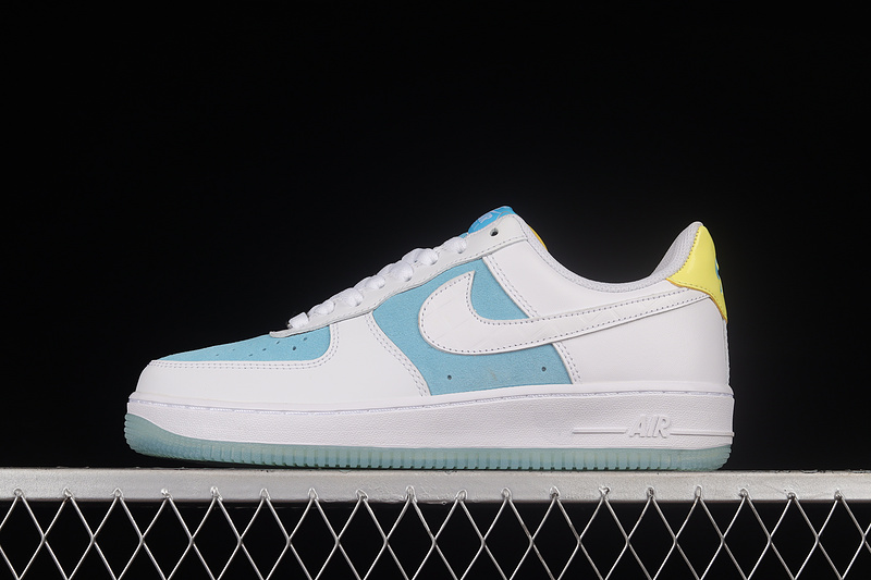 Nike Air Force 1 '07 Low White/White/Light Blue 21