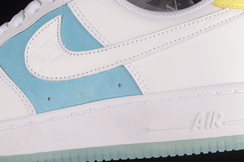 Nike Air Force 1 '07 Low White/White/Light Blue 23