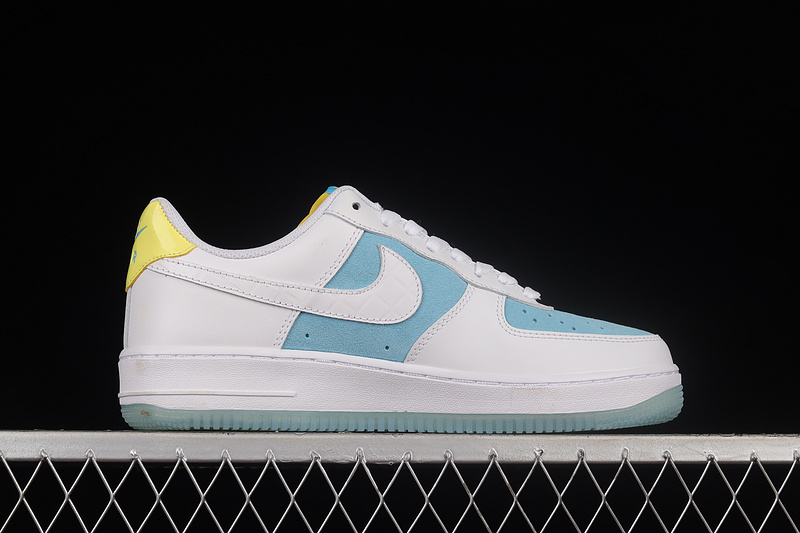 Nike Air Force 1 '07 Low White/White/Light Blue 25