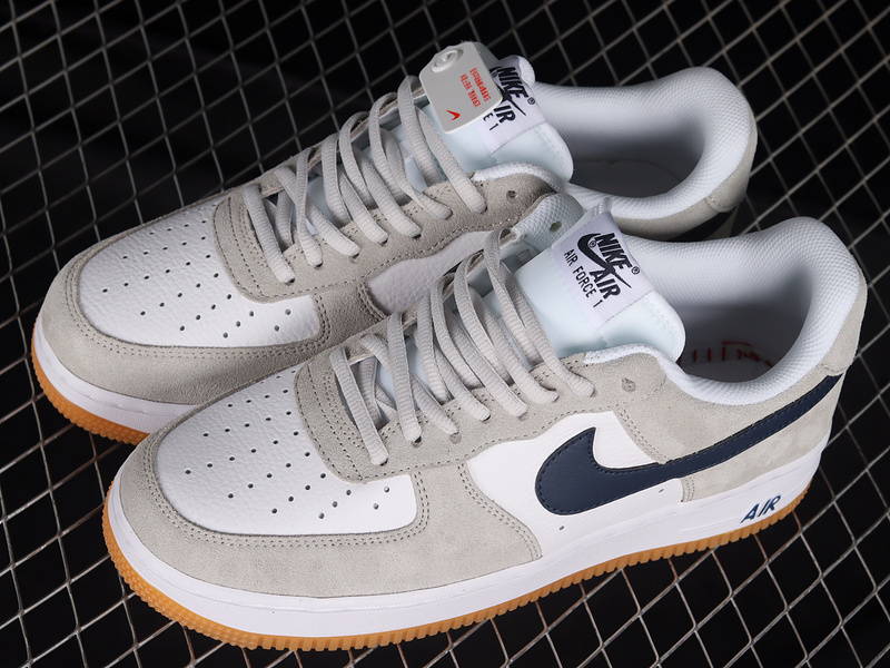 Air Force 1 Low 07 White/Light Grey/Dark Blue 5