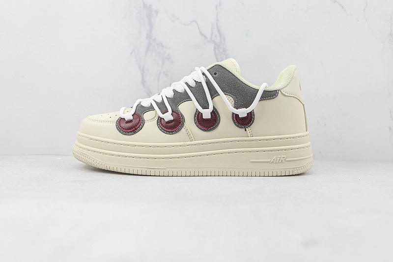 Air Force 1 Low Vibe Cream White/Cream White/Dark Grey 3