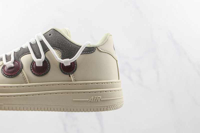 Air Force 1 Low Vibe Cream White/Cream White/Dark Grey 5