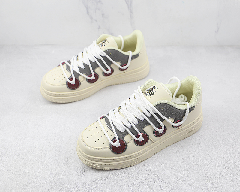 Air Force 1 Low Vibe Cream White/Cream White/Dark Grey 13