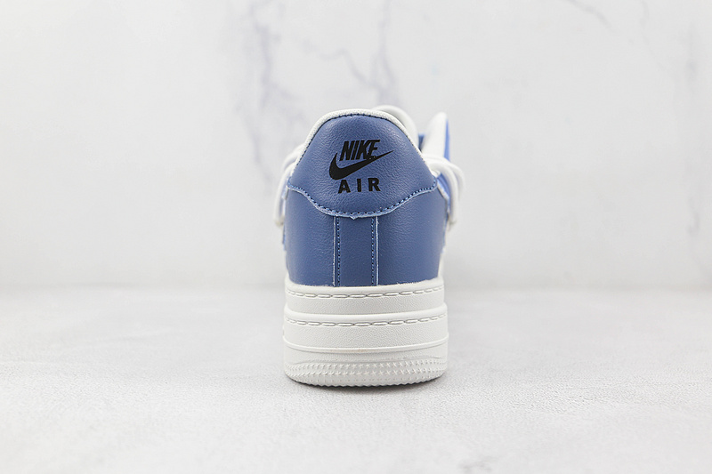 Air Force 1 Low Vibe White/White/Blue 7