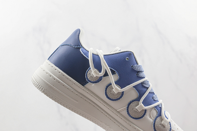 Air Force 1 Low Vibe White/White/Blue 9