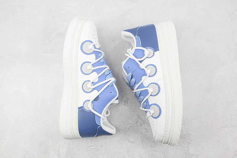 Air Force 1 Low Vibe White/White/Blue 13