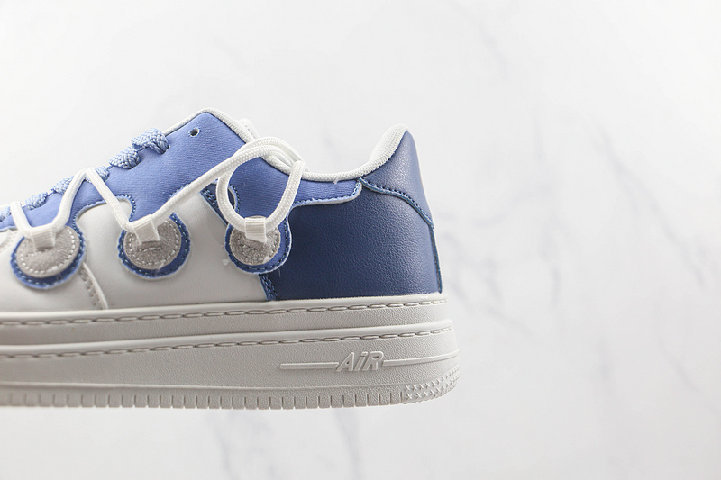 Air Force 1 Low Vibe White/White/Blue 19