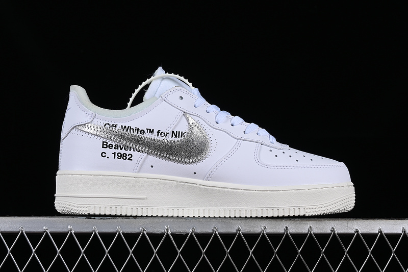 Off White Nike Air Force 1 '07 Low Complexcon White/Grey/Black 5