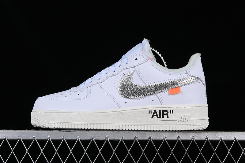 Off White Nike Air Force 1 '07 Low Complexcon White/Grey/Black 15