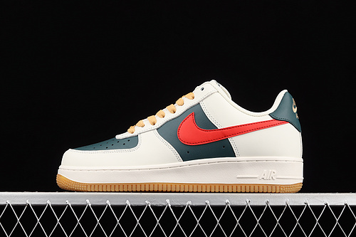 Air Force 1 Low 07 Cream White/Green/Red 21