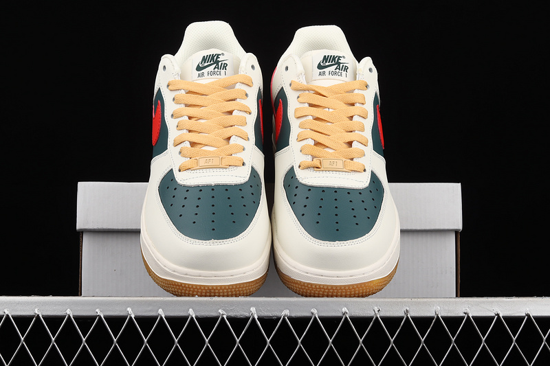 Air Force 1 Low 07 Cream White/Green/Red 23