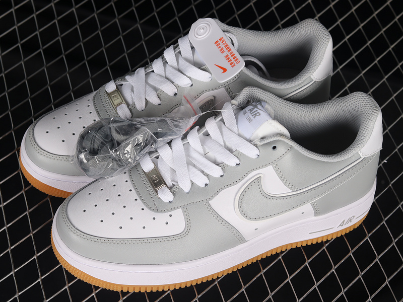 Air Force 1 Low White/Light Grey/Gum 21