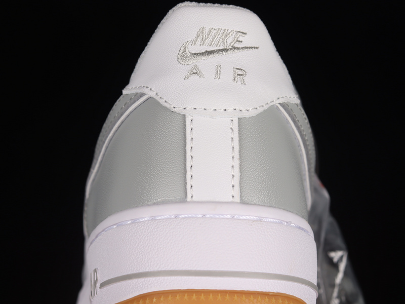 Air Force 1 Low White/Light Grey/Gum 25