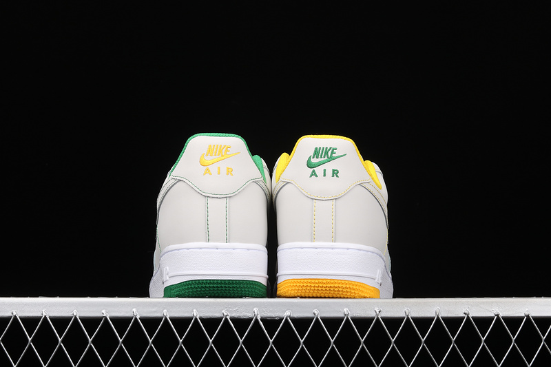 Air Force 1 Low Light Gray/Yellow/Green 3