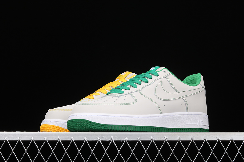 Air Force 1 Low Light Gray/Yellow/Green 17