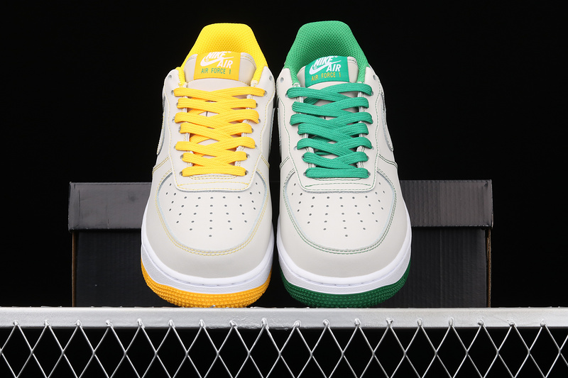 Air Force 1 Low Light Gray/Yellow/Green 19