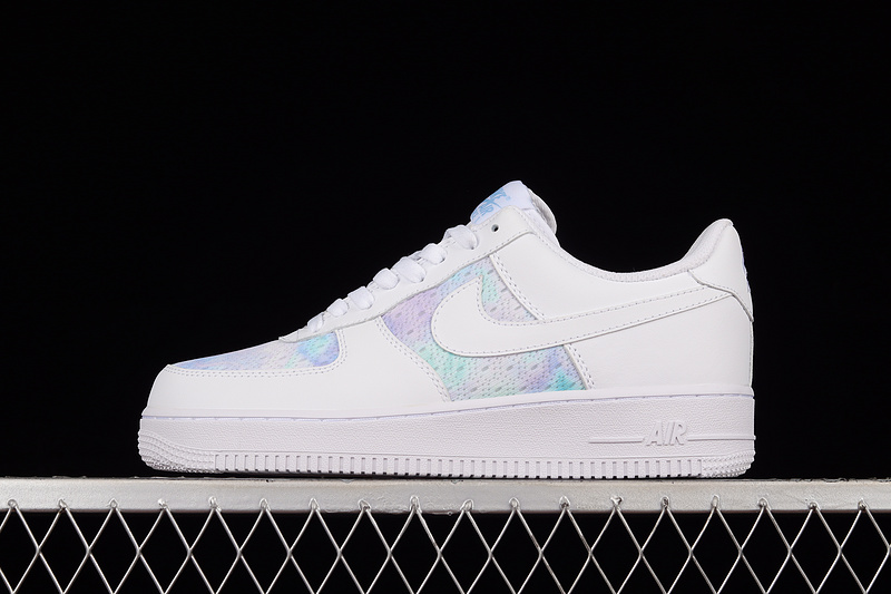 Nike Air Force 1 '07 Low White/Blue/Violet 19