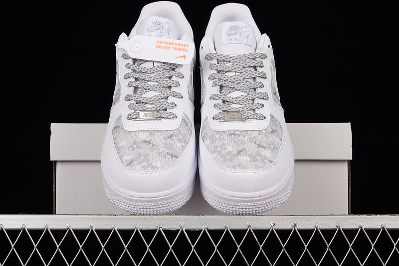 Nike Air Force 1 '07 Low White/White/Silver Grey 3