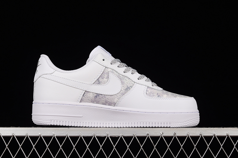 Nike Air Force 1 '07 Low White/White/Silver Grey 23