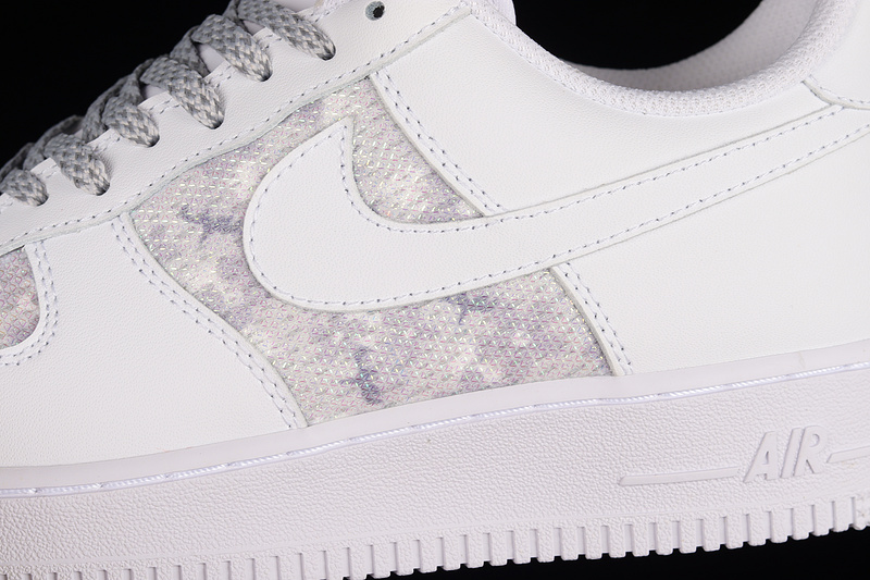 Nike Air Force 1 '07 Low White/White/Silver Grey 31