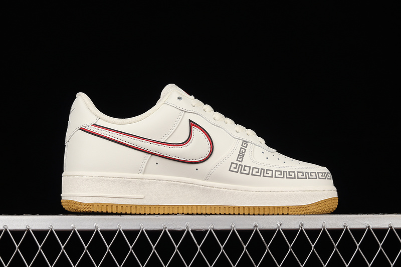 Air Force 1 Low 07 Beige/Beige/Red 23