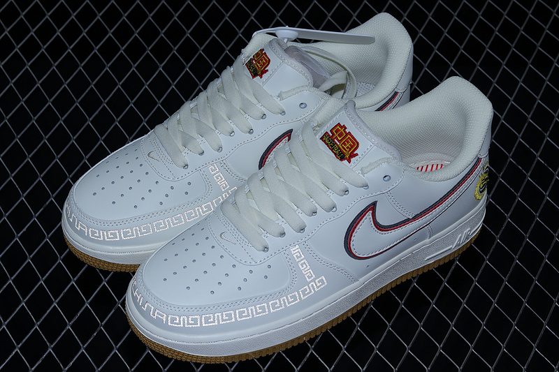 Air Force 1 Low 07 Beige/Beige/Red 25