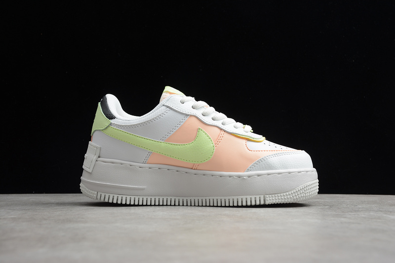 Air Force 1 Shadow Summit White/Barely Volt/Crimson Tint 3