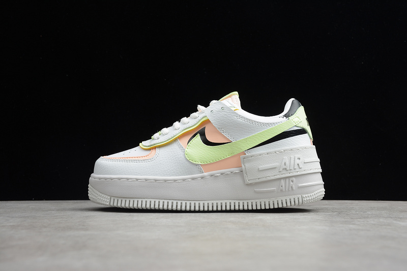 Air Force 1 Shadow Summit White/Barely Volt/Crimson Tint 9