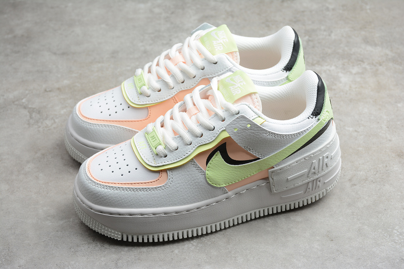 Air Force 1 Shadow Summit White/Barely Volt/Crimson Tint 13